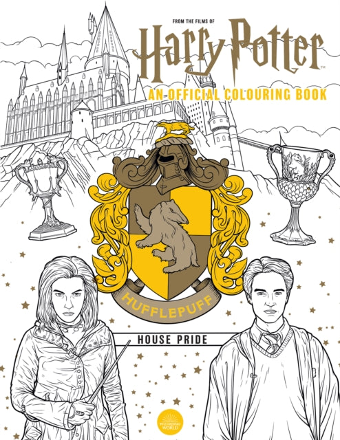 Harry Potter: Hufflepuff House Pride - The Official Colouring Book