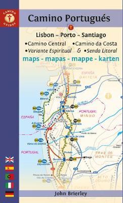 Camino Portugues Maps - Lisbon - Porto - Santiago / Camino Central, Camino de la Costa, Variente Espiritual & Senda Litoral