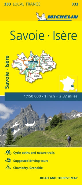 Isere, Savoie - Michelin Local Map 333