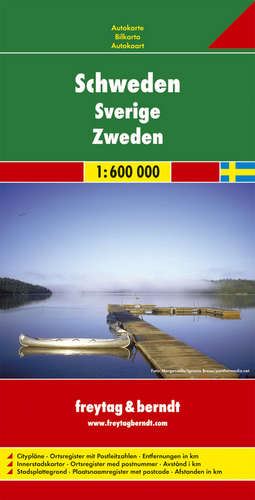 Schweden - Sverige - Švedska 1:600.000
