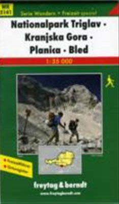 National Park Triglav - Kranjska Gora - Planica - Bled Hiking + Leisure Map 1:35 000