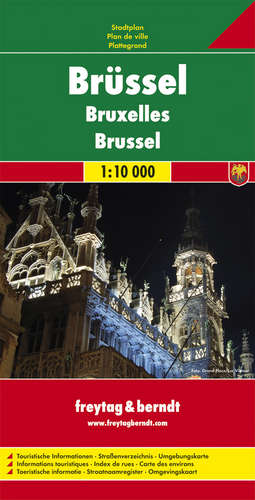 Brüssel - Bruxelles - Bruselj 1:10.000