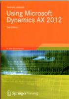 USING MICROSOFT DYNAMICS AX 2012