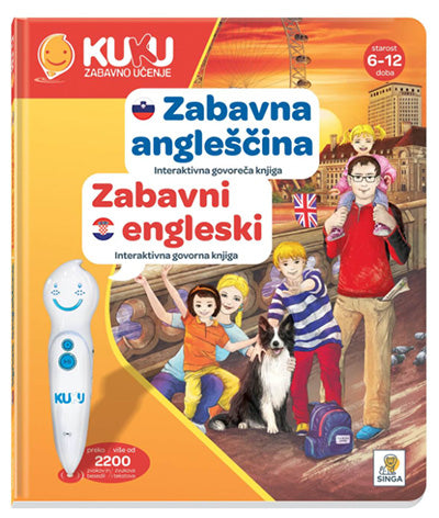INTERAKTIVNA KNJIGA KUKU - ZABAVNA ANGLEŠČINA
