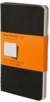 Moleskine Ruled Cahier - Black Cover (3 Set)