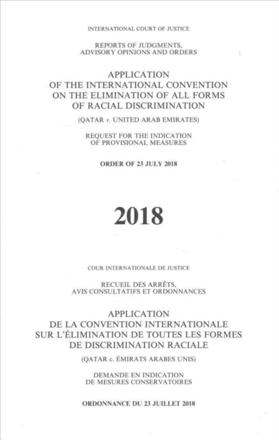 Reports of Judgments, Advisory Opinions and Orders
