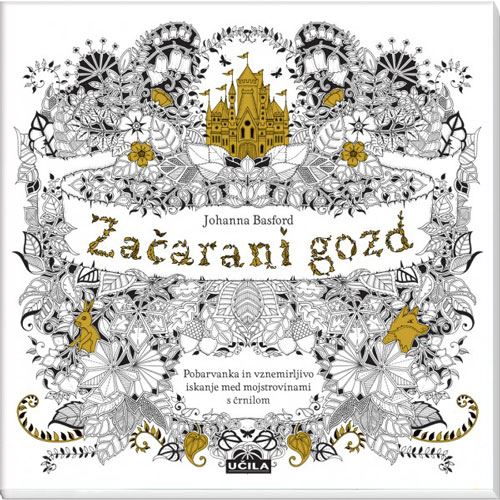 Začarani gozd (pobarvanka za odrasle)