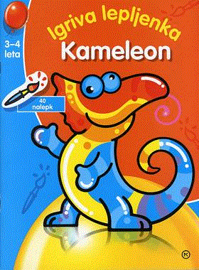 Igriva lepljenka - kameleon