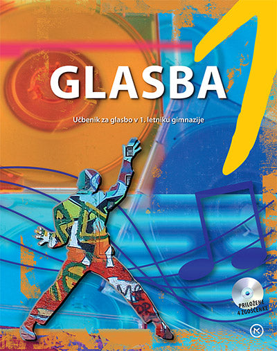 GLASBA 1 - UČBENIK S CD ZA GIMNAZIJE