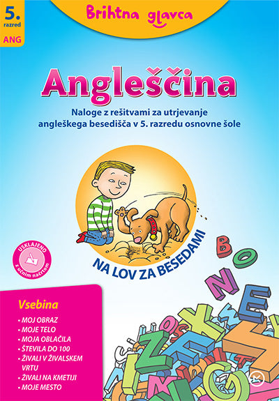 Brihtna glavca - Angleščina 5 Na lov za besedami