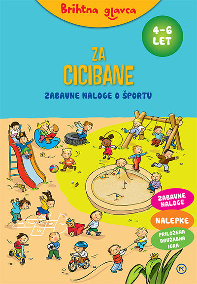 Brihtna glavca za cicibane - Zabavne naloge o športu 4-6 let