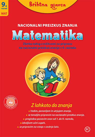 Brihtna glavca - Matematika 9, Nacionalno preverjanje znanja