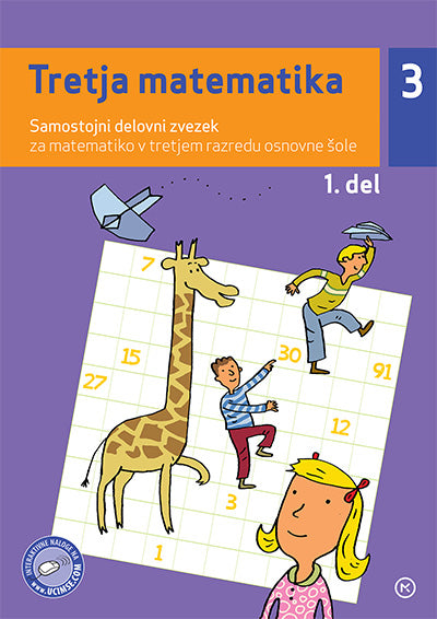 Tretja matematika, 1. del - samostojni delovni zvezek z dodano kodo www.ucimse.com