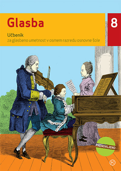 GLASBA 8 UČBENIK - BREZ CD, NOVO