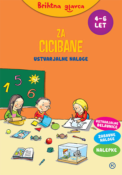 BRIHTNA GLAVCA ZA CICIBANE USTVARJALNE NALOGE 4-6