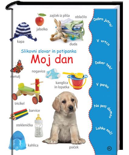 SLIKOVNI SLOVAR IN POTIPANKA: MOJ DAN