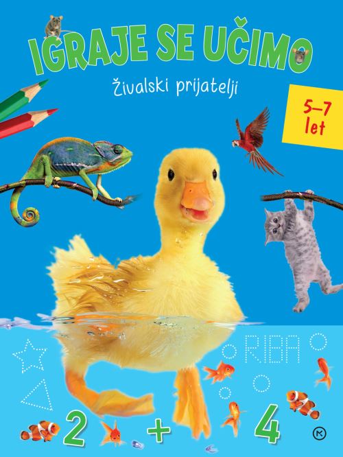 Igraje se učimo - Živalski prijatelji 5-7 (modra)
