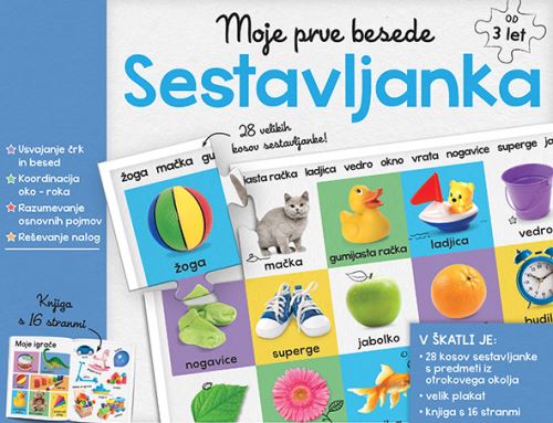 MOJE PRVE BESEDE - SESTAVLJANKA