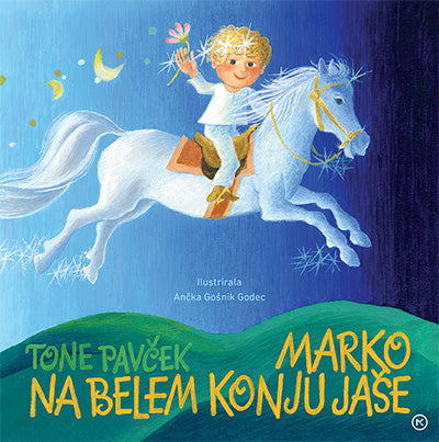 Marko na belem konju jaše