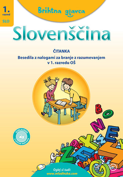 BRIHTNA GLAVCA-SLOVENŠČINA 1 ČITANKA