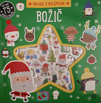 NALOGE Z NALEPKAMI: BOŽIČ