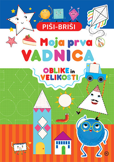 Piši-briši: Moja prva vadnica: Oblike in velikosti