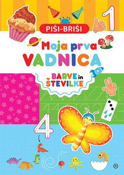 Piši-briši: Moja prva vadnica: Barve in številke