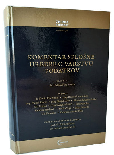 KOMENTAR SPLOŠNE UREDBE O VARSTVU PODATKOV