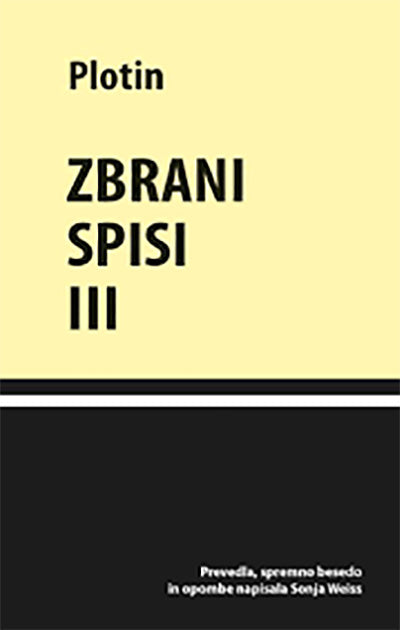 Plotin: zbrani spisi III