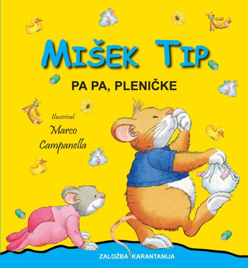 Mišek Tip. Pa pa, pleničke