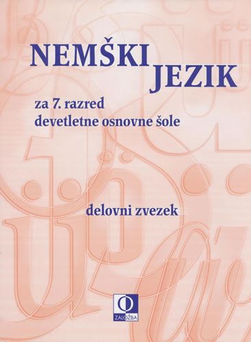 NEMŠKI JEZIK 7/9 - DZ