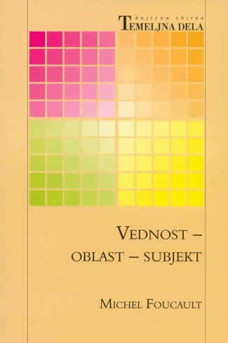 Vednost – oblast - subjekt
