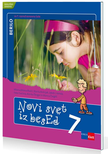 NOVI SVET IZ BESED 7/9 - UČBENIK BERILO