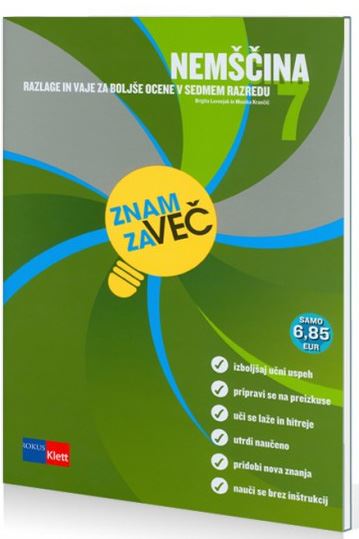 ZNAM ZA VEČ - NEMŠČINA 7 - RAZLAGE IN VAJE