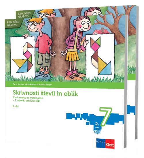 SKRIVNOSTI ŠTEVIL IN OBLIK 7- ZBIRKA NALOG (2D)