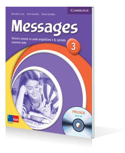 MESSAGES 3, delovni zvezek z zgoščenko za angleščino v 8. razredu osnovne šole (FSC)