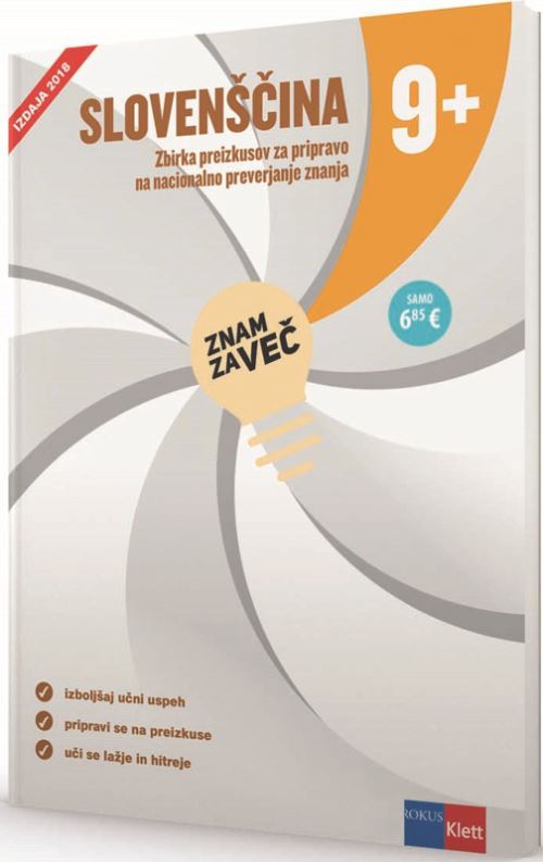 ZNAM ZA VEČ - SLOVENŠČINA 9+ NPZ IZD 2018