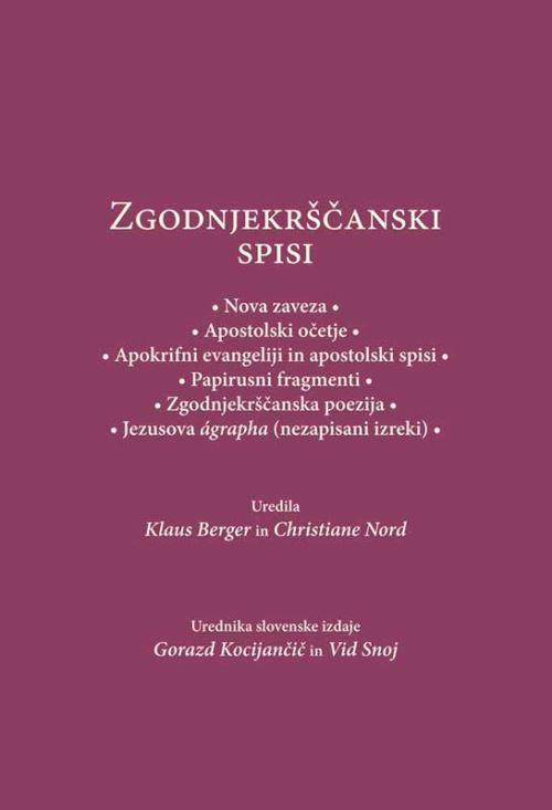Zgodnjekrščanski spisi