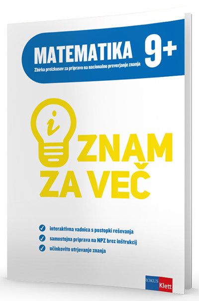 ZNAM ZA VEČ - MATEMATIKA 9+ NPZ IAKT 20