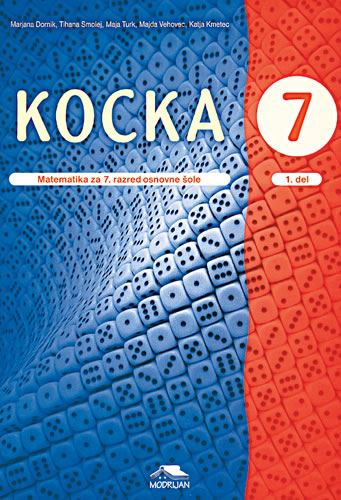 KOCKA 7, 1. DEL, učbenik za matematiko v 7. razredu osnovne šole