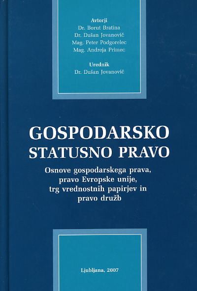 GOSPODARSKO STATUSNO PRAVO