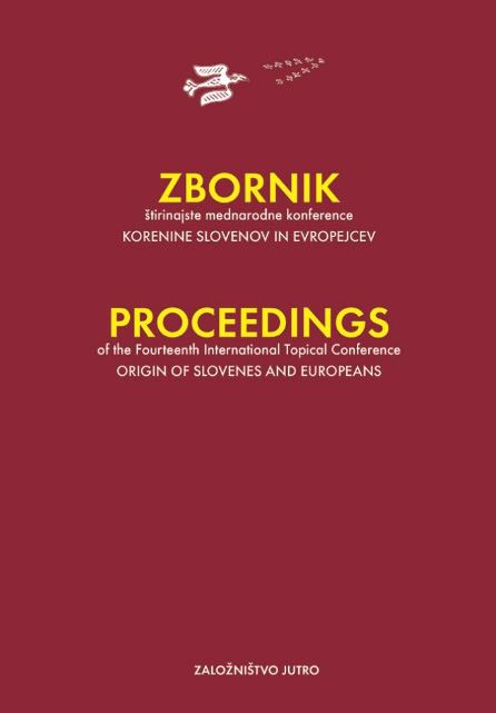 Zbornik 14. mednarodne konference Korenine Slovenov in Evropejcev, Ljubljana, 4. junij 2015