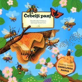 Čebelji panj (z modelom čebeljega panja)