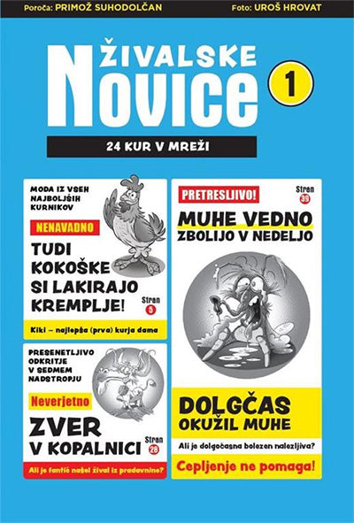 Živalske novice 1: 24 kur v mreži
