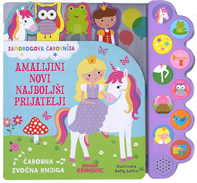 Amalijini novi najboljši prijatelji: samorogova čarovnija (zvočna knjiga)