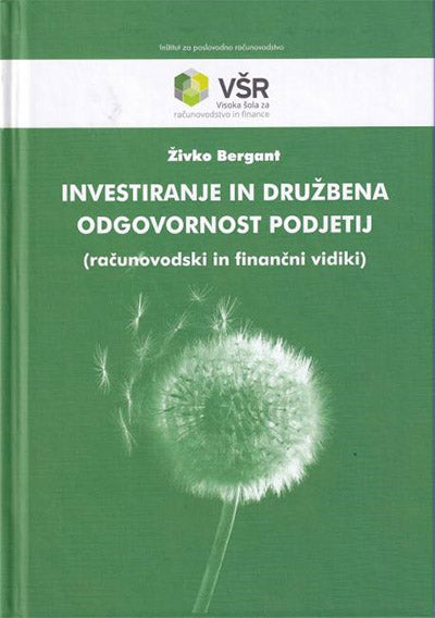 INVESTIRANJE IN DRUŽBENA ODGOVORNOST PODJETIJ
