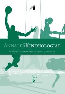 ANNALES KINESIOLOGIAE 3/2012/2