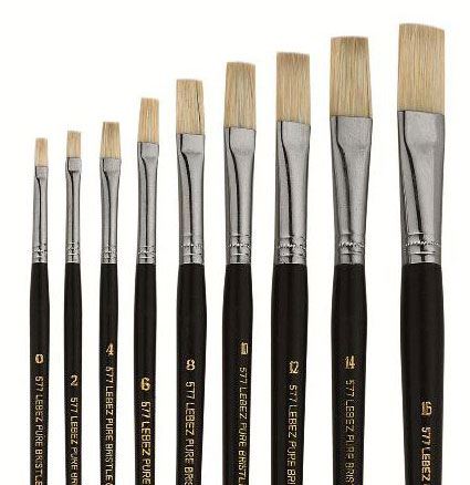 ČOPIČ ploščat, št. 10