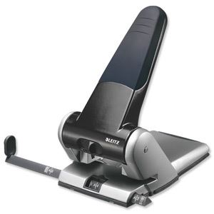 Luknjač leitz 5180 črn