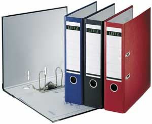 Registrator samostoječ leitz 1010-50-95 A4 / 80 širok črn